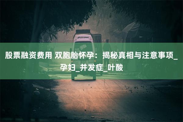 股票融资费用 双胞胎怀孕：揭秘真相与注意事项_孕妇_并发症_叶酸