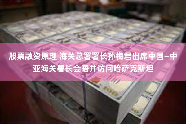 股票融资原理 海关总署署长孙梅君出席中国—中亚海关署长会晤并访问哈萨克斯坦